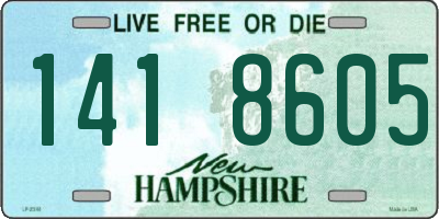 NH license plate 1418605