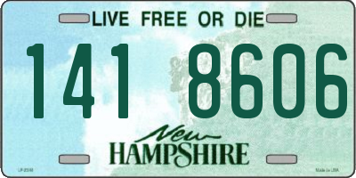 NH license plate 1418606