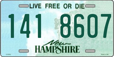 NH license plate 1418607