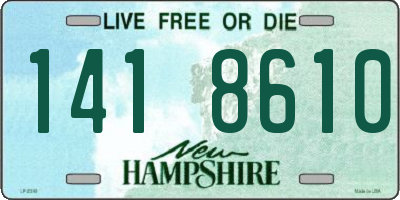 NH license plate 1418610