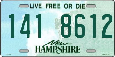 NH license plate 1418612