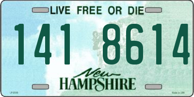 NH license plate 1418614