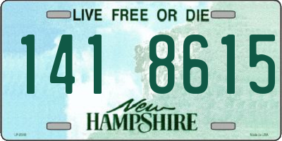 NH license plate 1418615