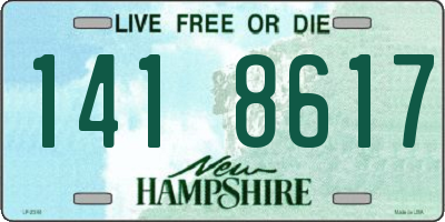 NH license plate 1418617