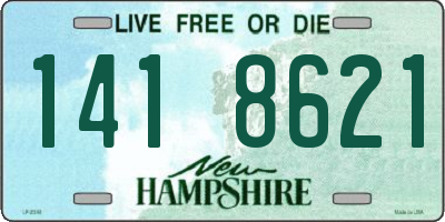 NH license plate 1418621