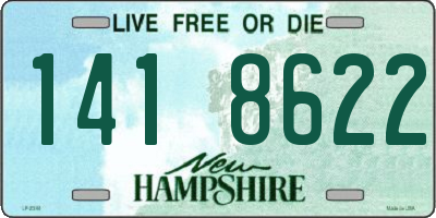 NH license plate 1418622