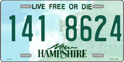 NH license plate 1418624