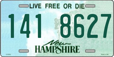 NH license plate 1418627