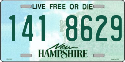 NH license plate 1418629