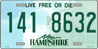 NH license plate 1418632