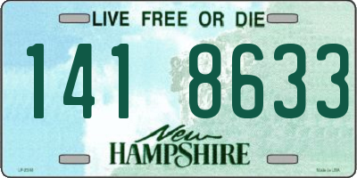 NH license plate 1418633