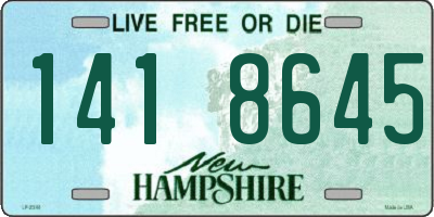 NH license plate 1418645