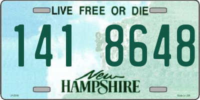 NH license plate 1418648