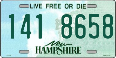NH license plate 1418658