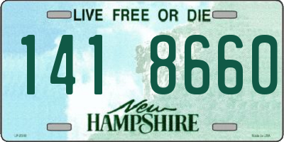 NH license plate 1418660