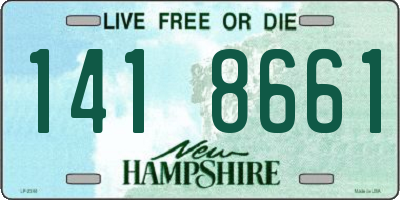 NH license plate 1418661