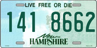 NH license plate 1418662