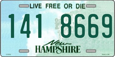 NH license plate 1418669