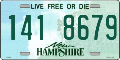NH license plate 1418679