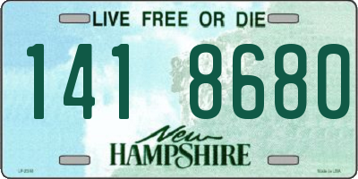 NH license plate 1418680