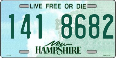 NH license plate 1418682