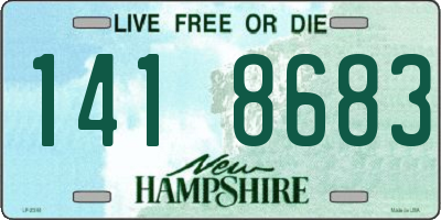 NH license plate 1418683