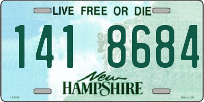 NH license plate 1418684
