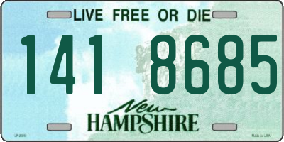 NH license plate 1418685