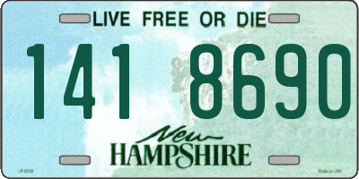 NH license plate 1418690