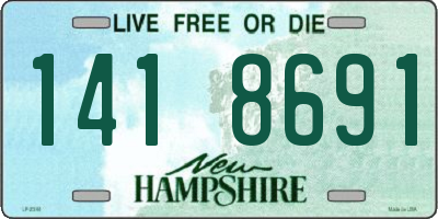 NH license plate 1418691