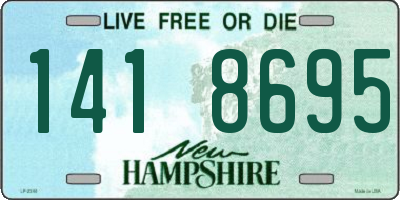 NH license plate 1418695