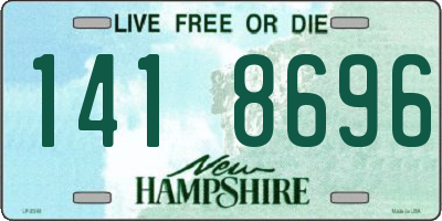 NH license plate 1418696