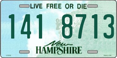 NH license plate 1418713