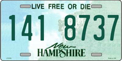 NH license plate 1418737