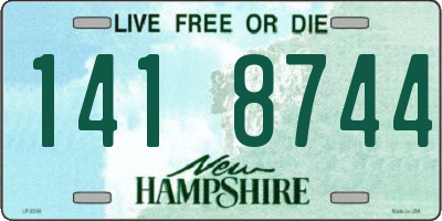 NH license plate 1418744