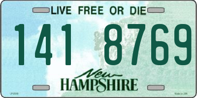 NH license plate 1418769