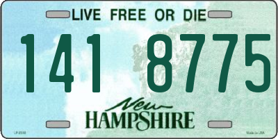 NH license plate 1418775