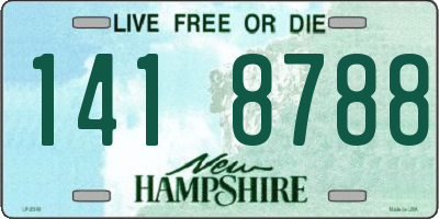 NH license plate 1418788