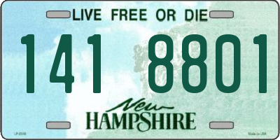 NH license plate 1418801