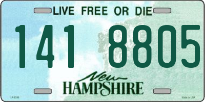 NH license plate 1418805