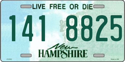 NH license plate 1418825