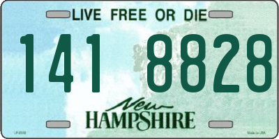 NH license plate 1418828