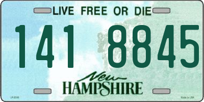 NH license plate 1418845