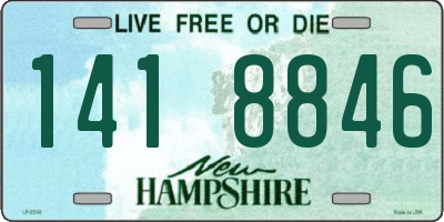 NH license plate 1418846