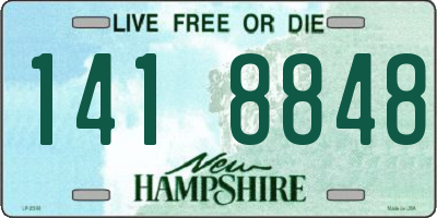 NH license plate 1418848