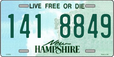 NH license plate 1418849