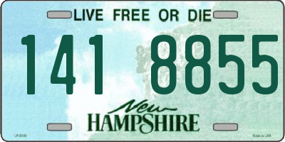 NH license plate 1418855