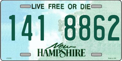 NH license plate 1418862