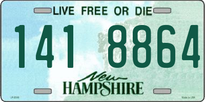 NH license plate 1418864