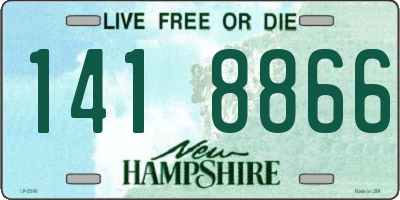 NH license plate 1418866